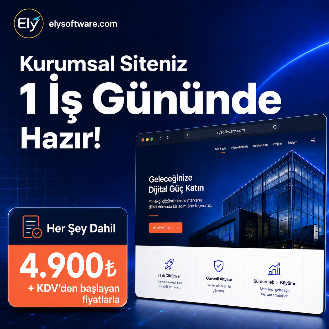 Herşey Dahil Kurumsal Web Sitesi